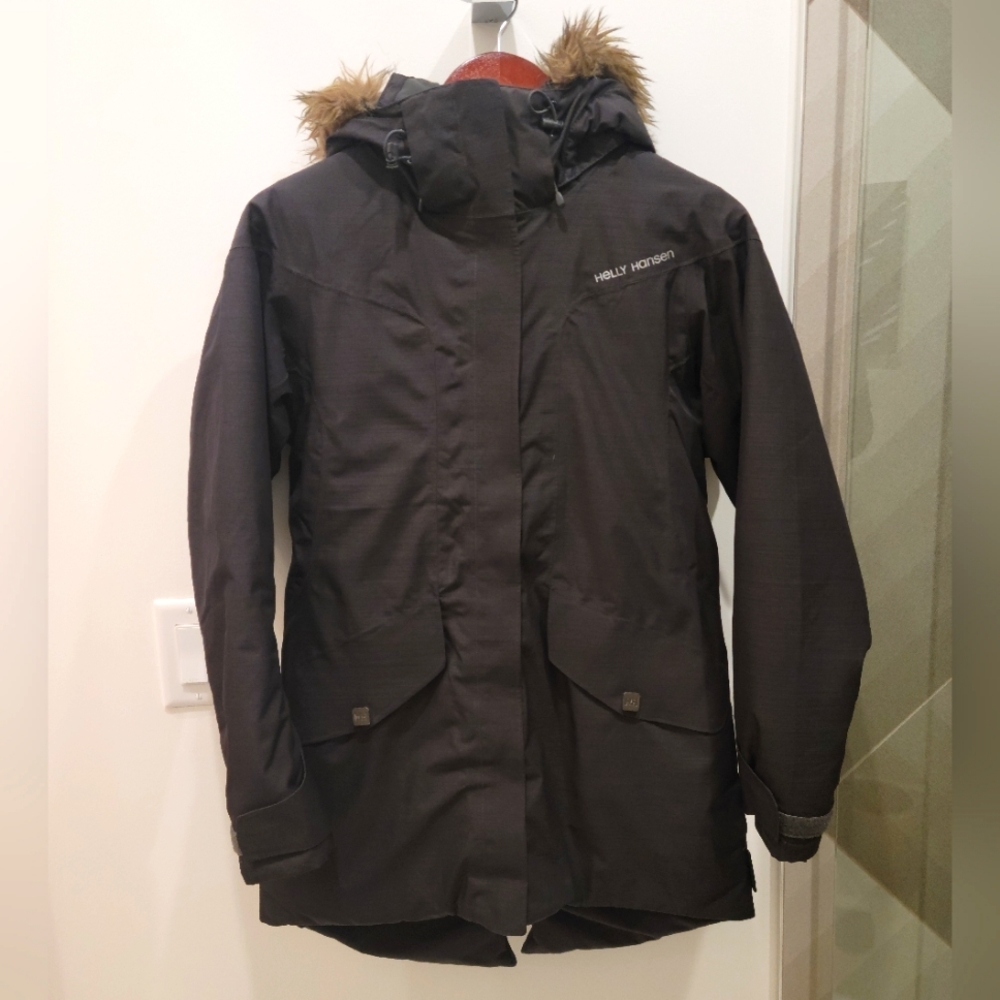 Helly Hansen Winter Parka - Poly Fill,  Faux Fur Trim (S)